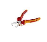 GEDORE Pinza Spellafili Professionale VDE, Regolabile per Fili da 0.8 a 6.0 mm², Pinza Spellafili Elettricista, con Molla di Apertura e Vite di Regolazione, VDE 8098-160 H