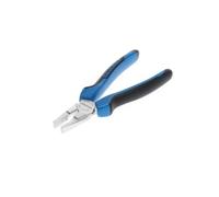 GEDORE Pinza Universale Professionale, Pinza Universale Multifunzione, Taglienti Lunghi, Impugnatura Bicomponente, Modello Tedesco, Lunga 180 mm, 8210-180 JC