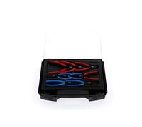 GEDORE Pinze da Montaggio, Set di 8 Pezzi, Utensili per Anelli di Sicurezza Interni ed Esterni, Pinza 45° e Dritta, Pinza Officina, Pinza Anello d’Arresto, 1101-004