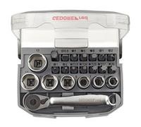 Gedore R49005023 Meccanico 380 g 44 mm Red 1/4" Drive Bit ratchet set with