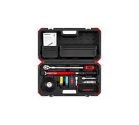 GEDORE Red Valigetta Attrezzi Ruote, Set di 11 Pezzi, Assortita, Valigetta Attrezzi Meccanico, con Valigetta in Plastica, R68903011