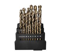 Juego de brocas helicoidales Ø 1-13 mm 0,5 mm incremento 25 piezas