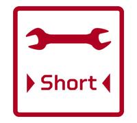 GEDORE Red Chiave a Due Bocche, 10 e 11 mm, in Metrica, Corta, Chiave a Cricchetto, Chiave a Forchetta Doppia, Lunga 125 mm, R05121011