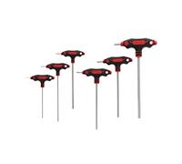 GEDORE Red Giravite Esagonale, Set di 6 Pezzi, Cacciavite Squadra, Impugnatura Bicomponente a T, Utensile, R38672006