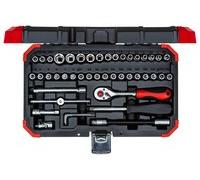 Gedore R49003046 Set Attrezzi , 1/4 "46 pezzi, rosso / nero