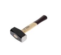 GEDORE Red Mazzetta Muratore, Mazzetta 1500 g, Mazzetta 1.5 kg, Martello con Manico in Frassino, Utensile, Forgiata, Cuneo Tondo, R92200055