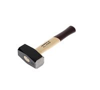 GEDORE Red Mazzetta Muratore, Mazzetta 2000 g, Mazzetta 2 kg, Martello con Manico in Frassino, Utensile, Forgiata, Cuneo Tondo, R92200065