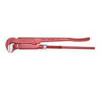 GEDORE chiave per tubi rossa angolata a 90°, portata 40 mm/1 pollice, svedese, solida, denti sfalsati, R27100010