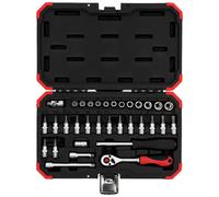 GEDO R49003033 - Chiavi a bussola 1/4'' 4-13mm 33 pz.
