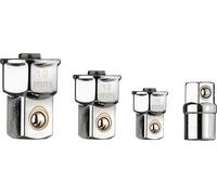 Gedore Set adattatori per chiavi a occhiello 4 lati x 6 lati RED 3300061 – 4 pezzi