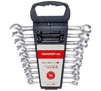 GEDORE RED SET CHIAVI MISTE A CRICCHETTO METRICHE, 10 PZ. MOD. R05905010 EAN 406