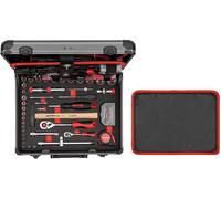 GEDORE set universale ALLROUND rosso in valigetta di alluminio, 138 pezzi, attrezzi con cricchetto reversibile, SW 8mm - 24mm [R46007138]