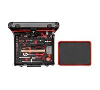 GEDORE set universale ALLROUND rosso in valigetta di alluminio, 138 pezzi, attrezzi con cricchetto reversibile, SW 8mm - 24mm [R46007138]