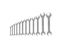Gedore Set chiavi a bocca doppie, 12 pz, 6-34 mm, metrico, piatto, cromato opaco, 6-122 ISO Quantità:1