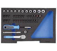 GEDORE, Set di chiavi a bussola 1/4", in modulo 1/2 L-BOXX 136, 1100 CT1-20 - NU