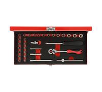 Gedore Set di chiavi a bussola R49004033 1/4" 4-13mm, 32 pezzi Quantità:1