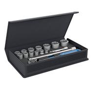 'Gedore TC 19 MU 10 Set di chiavi a bussola 1/2 in tessile tasche 15 pezzi - NUO