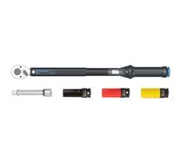 GEDORE Chiave Dinamometrica 40-200 Newton metri, con Attacco Quadro, 1/2 pollici, Chiave Dinamometrica Ruote Auto, con Bussole Rinforzate e Prolunga, 3550-UK-LS4