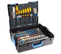GEDORE Valigetta Attrezzi Completa L-Boxx 136, Set di 58 Pezzi, Assortita, Utensili per Artigiani a Fai da Te, con Valigetta in Plastica, 1100-01