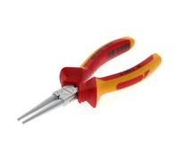 GEDORE Pinza a Becchi Tondi VDE, per Afferrare e Piegare, con Becchi Lunghi Tondi, Pinza Isolata VDE, Pinza Elettricista, Cerniera Incorporata, VDE 8122-160 H