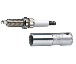 Gedore Zuendkerze inserto 3/8 pollici 14 mm, 1 pezzi, D 55