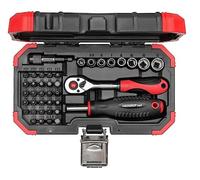 GEDOREred R33003040 - Set di punte da 1/4", 40 pezzi - NUOVO
