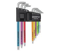 GEDOREred R36401009 - Vite angolare TX T10-T50, 9 pezzi, con