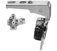 Gedotec 99B9550 - Cerniera per Pentola Con Molla di Chiusura Automatica | Tacchetto da Avvitare | Nastro per Pentola | Arresto Interno | 1 Pezzo