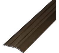Gedotec Barra di transizione compensazione dislivello bronzo autoadesiva | 1 pezzo profilo alluminio 900 mm | giunto di dilatazione 2-5 mm | barra senza forare, 90 cm