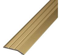 Gedotec Barra di transizione compensazione dislivello oro autoadesiva | 1 pezzo profilo alluminio 900 mm | giunto di dilatazione 2-5 mm | barra senza forare, 90 cm