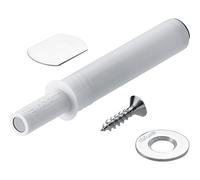 GedoTec Cancello a pressione Fermo portello Chiusura magneteca per Supporto di apertura 3 Colori con magnete Qualità di marca - bianco seta