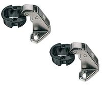 Gedotec Cerniera a scomparsa per mobile con vetrina a chiusura automatica - H1430 | mobili porte interne legno | per legno spessore 5-6 mm | cerniera della porta Porta dell'armadio 95 ° - 2 pezzi