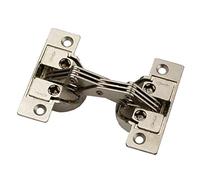 Gedotec Cerniera per mobili 3D da avvitare - GS 45 | 1 pezzo - Cerniera per porta a 45° | angolo di apertura 135° | acciaio nichelato | cerniera a patta per porte e mobili