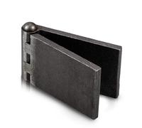 Gedotec Cerniera per saldare per porta armadio | Altezza: 60 mm | 1 Pezzo | Striscia per porte metalliche | Cerniera pesante per giardino e macchinari