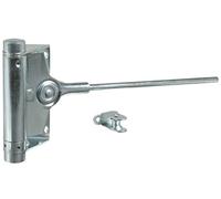 Gedotec Chiudiporta ad asta per porte interne con molla | Molla per porte con forza di chiusura 40 kg | Chiudiporta in acciaio inox