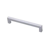 Gedotec Design Maniglia mobilie Manico di ferro a ringhiera per cassetto Modello HALI in acciaio Cromato opaco Spaziatura fori 96 mm Altezza 28 Qualità marca il tuo Zona living - Bohrabstand: 320 mm