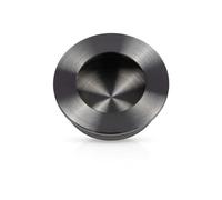 Gedotec Design Moderno Lasciate che un - accesso alla shell Maniglia per porta scorrevole tondo Modello LACY ciotola Ø 40 mm ingresso Acciaio inox spazzolato Qualità di marca