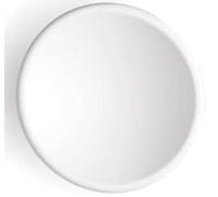 Gedotec DISC 0530 - Pomello per mobili, in metallo, 1 pezzo, diametro: 38 mm, colore bianco, per mobili, design moderno, per cassetti, cucina, porte