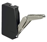 Gedotec FREE FLAP 3.15 - Maniglia pieghevole per mobili in legno, modello G: 6,9-27,3 kg, 1 set completo, raccordi a ribalta antracite per armadi