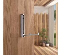 Gedotec Ganci a parete Ganci guardaroba Appendiabiti in acciaio inox pieghevoli JAVA | Ventilatore avvitato 120 x 16 x 15 mm | Appendiabiti pieghevole in acciaio - armadio a muro pieghevole -1 pezzo