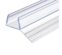 GedoTec®, guarnizione della porta di vetro per doccia angolare, lunghezza: 2000 mm, PVC trasparente, guarnizione per vetro di spessore 8-10 mm, marchio di qualità per la vostra casa