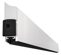 Gedotec Guarnizione inferiore abbassabile - argento| 1 pezzo Guarnizione inferiore automatica della porta 13 x 39 mm | APPLIQUE | Lunghezza 930 mm - accorciabile | Guarnizione inferiore per porte