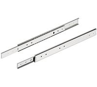 GedoTec®, guide scorrevoli per cassetti, Accuride 2026, 700 mm, estrazione parziale, montaggio laterale, portata 100 kg, in acciaio zincato