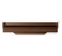 Gedotec HEXXA - Maniglie per mobili in alluminio marrone | 1 pezzo - Maniglie per ante a soffietto | Design industriale moderno | Lunghezza: 350 mm | Maniglie per cassetti - Maniglie per porte