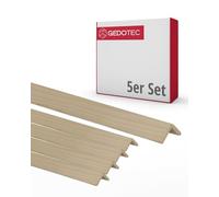 Gedotec - Listelli Angolari in Legno 100 cm | 5 Pezzi 15 x 15 mm | BASIC | Profilo Angolare Versatile per Realizzazione di Vari Oggetti | Profilo di Prote