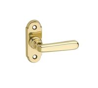 GedoTec Maniglia finestra Ottone Mezza oliva - Modello VECCHIO VIENNA di con 7 mm Quadrata lucido brillante Drehkipp - griglia senza Serratura a cilindro Qualità del marchio per Zona living