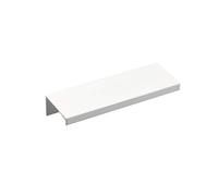 Gedotec Maniglia per armadio bianca per mobili da cucina, design per porta dell'armadio - Raffaello, maniglia da cucina rettangolare per cassetti, manico in alluminio, lunghezza 104 mm, 1 pezzo