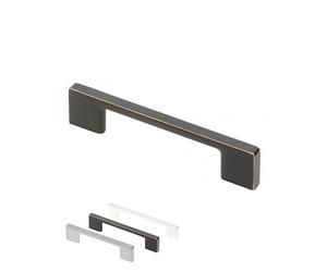 Gedotec Maniglia per mobili in metallo massiccio rame antico con BA 128 mm | maniglie per mobili da cucina incl. materiale di fissaggio | PALERMO