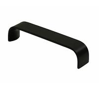 Gedotec Maniglie per mobili in alluminio, 1 pezzo, per porte pieghevoli e mobili, colore nero opaco, design minimalista, lunghezza 263 mm, maniglie per armadi, cassetti, cucina e porte