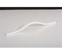 Gedotec Maniglie per mobili in alluminio bianco | 1 pezzo - Maniglie per ante pieghevoli | BRAVE | Design industriale moderno | Lunghezza: 240 mm | Maniglie per cassetti - Maniglie per porte